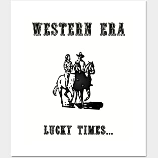 Western Slogan - Lucky Times Posters and Art